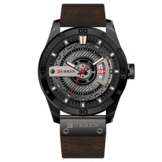 Годинник наручний Curren 8301 Black-Dark Brown