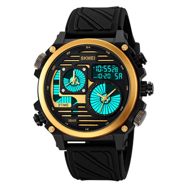 Годинник наручний Skmei 2202PBKGD Black-Gold