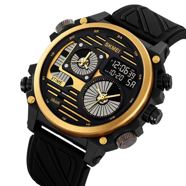 Годинник наручний Skmei 2202PBKGD Black-Gold
