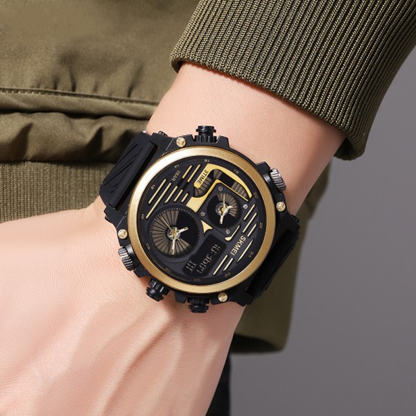 Годинник наручний Skmei 2202PBKGD Black-Gold