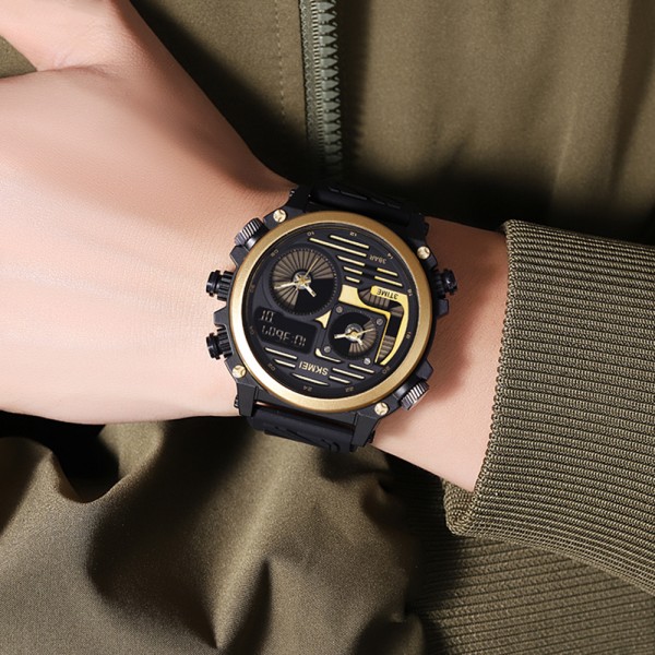 Годинник наручний Skmei 2202PBKGD Black-Gold