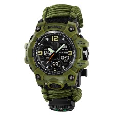 Годинник наручний Skmei 1155BNAG Army Green
