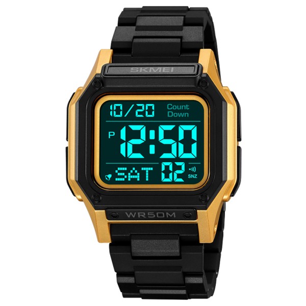 Годинник наручний Skmei 2264BKGDBK Black-Gold-Black