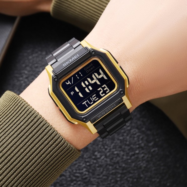 Годинник наручний Skmei 2264BKGDBK Black-Gold-Black