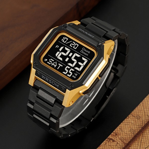 Годинник наручний Skmei 2264BKGDBK Black-Gold-Black