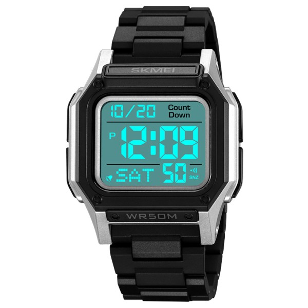 Годинник наручний Skmei 2264BKSIWT Black-Silver-White