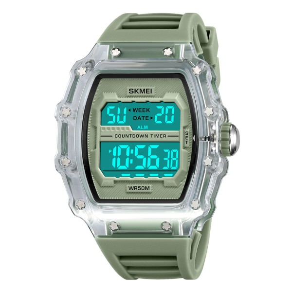 Годинник наручний Skmei 2296WTGN White-Green