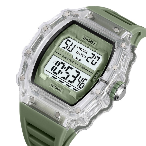 Годинник наручний Skmei 2296WTGN White-Green