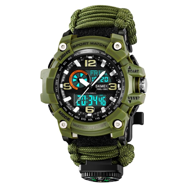 Годинник наручний Skmei 1283NAG Army Green