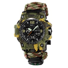 Годинник наручний Skmei 1155BNCMGN Camo Green