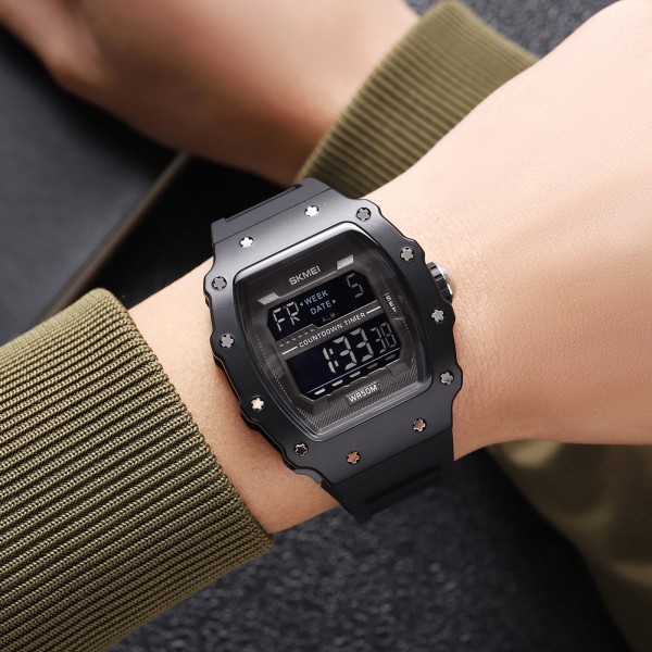 Годинник наручний Skmei 2296MTBKBK Matte Black