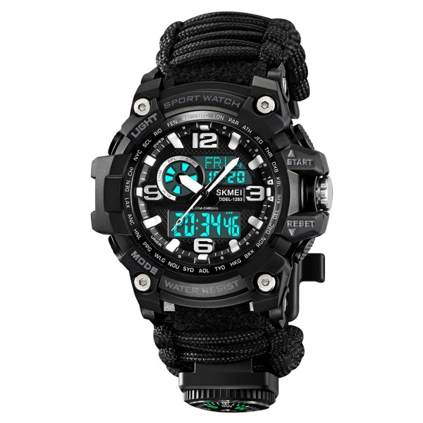 Годинник наручний Skmei 1283NBK Black