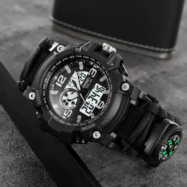 Годинник наручний Skmei 1283NBK Black
