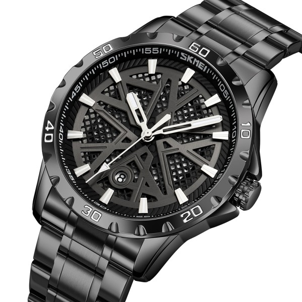 Годинник наручний Skmei 9337BKBK Black