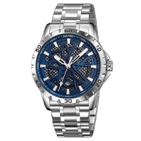 Часы наручные Skmei 9337SIBU Silver-Blue
