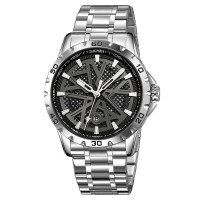 Часы наручные Skmei 9337SIBK Silver-Black