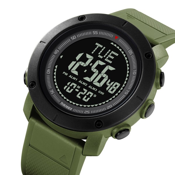 Годинник наручний Skmei 2095AG Army Green Compass