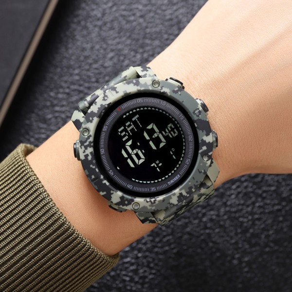 Годинник наручний Skmei 2095CMGN Camo Green Compass