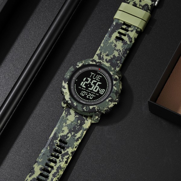 Годинник наручний Skmei 2095CMGN Camo Green Compass