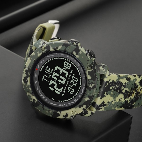 Годинник наручний Skmei 2095CMGN Camo Green Compass