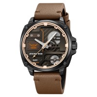 Годинник наручний Skmei 2289BKLBN Black-Light Brown