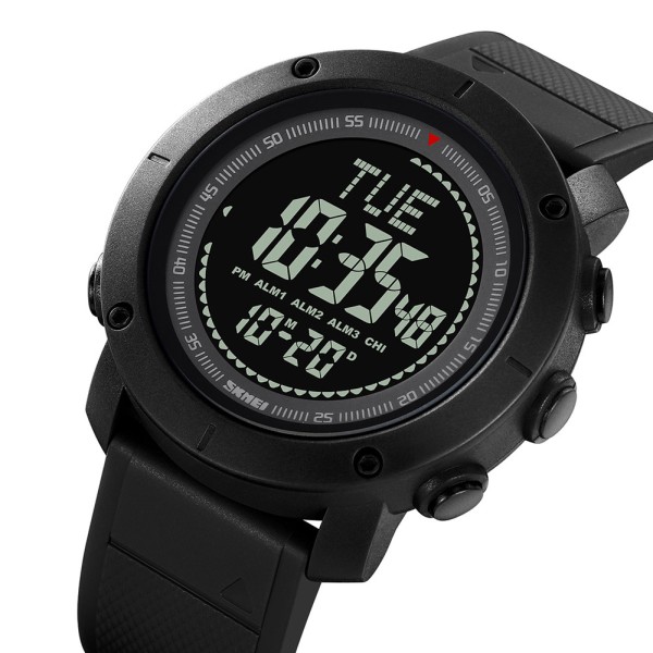 Годинник наручний Skmei 2095BK Black Compass