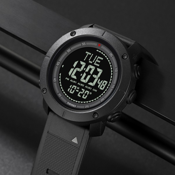 Годинник наручний Skmei 2095BK Black Compass