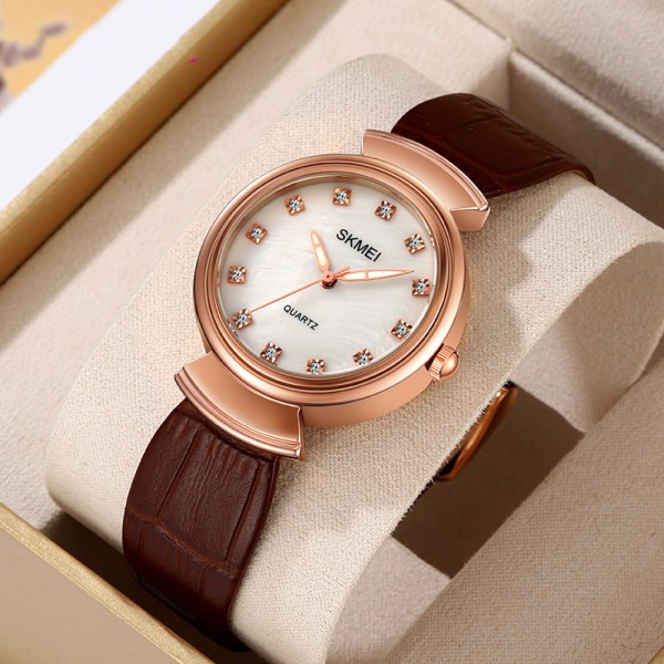 Skmei 2165RGWTBN Rose Gold-White-Brown