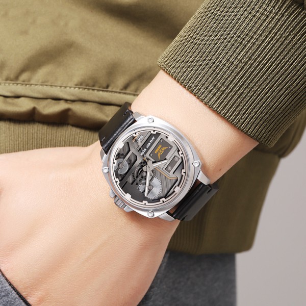 Годинник наручний Skmei 2289SIBK Silver-Black