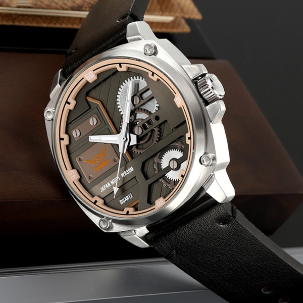 Годинник наручний Skmei 2289SIBK Silver-Black