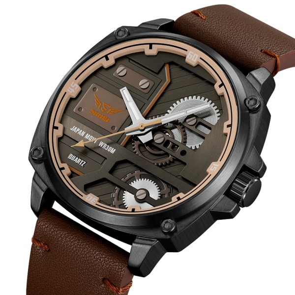 Годинник наручний Skmei 2289BKBN Black-Brown