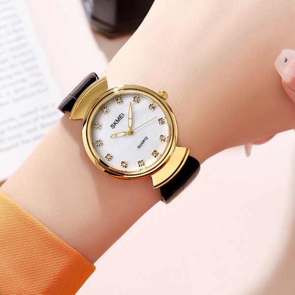Годинник наручний Skmei 2165GDWTBK Gold-White-Black