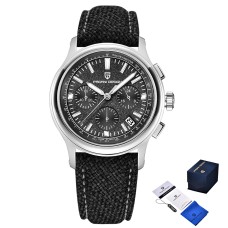 Годинник наручний Pagani Design PD-1781 Black-Silver-Black