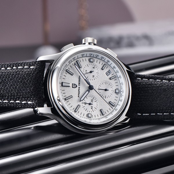 Годинник наручний Pagani Design PD-1781 Black-Silver-White
