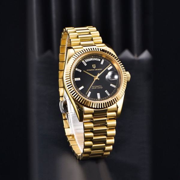 Годинник наручний Pagani Design PD-1783 Gold-Black
