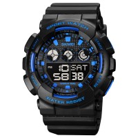 Годинник наручний Skmei 1857BU Black-Blue