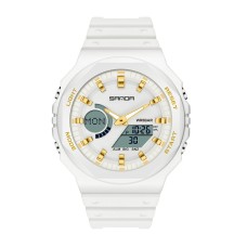 Годинник наручний Sanda 6016 White-Gold