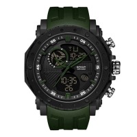Годинник наручний Sanda 6012 Green-Black