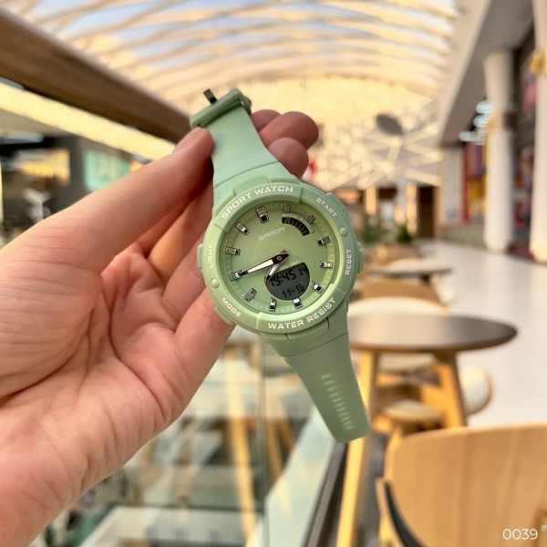 Годинник наручний Sanda 6005 Green