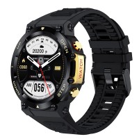 Смарт-годинник Modfit Titan Black-Gold 35 мм.