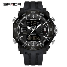 Годинник наручний Sanda 6029 All Black