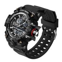 Годинник наручний Sanda 3133 Black-White