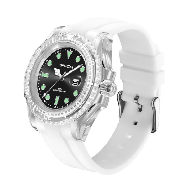 Годинник наручний Sanda 9007 White-Black