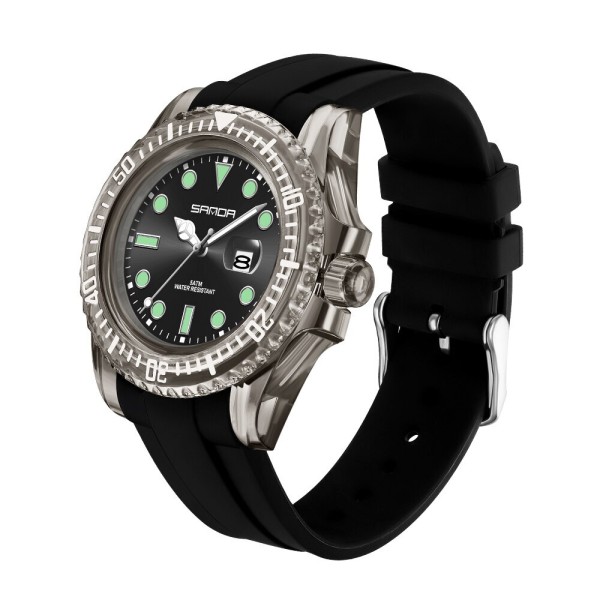 Годинник наручний Sanda 9007 All Black