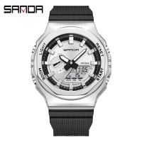 Годинник наручний Sanda 3167 Silver