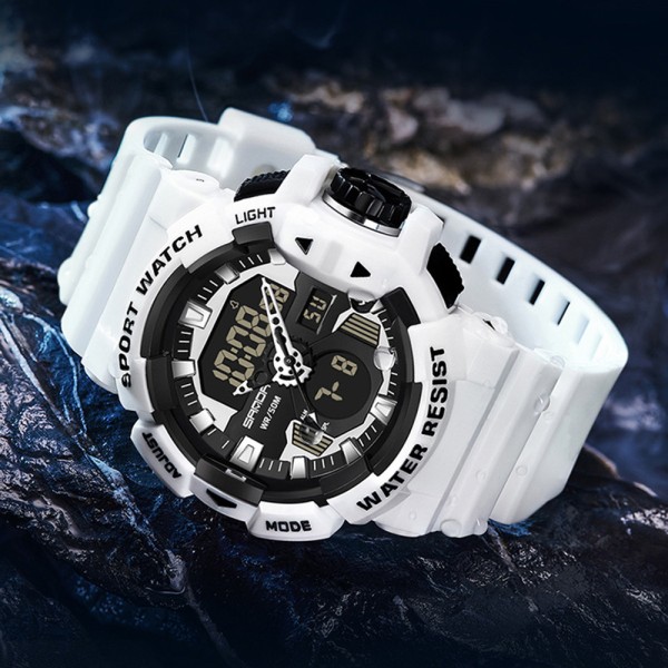Годинник наручний Sanda 3129 White