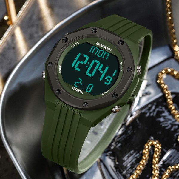 Годинник наручний Sanda 6093 Army Green