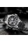 Годинник наручний Sanda 6024 Black-Silver