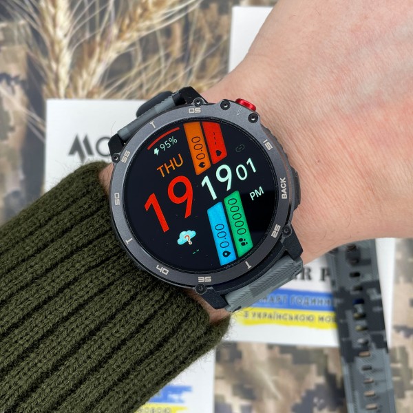 Смарт-годинник Modfit Sniper Pro All Black 41 мм.