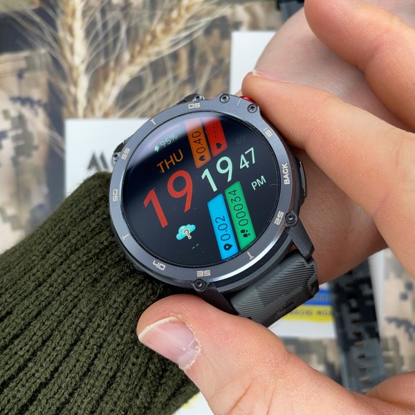 Смарт-годинник Modfit Sniper Pro All Black 41 мм.